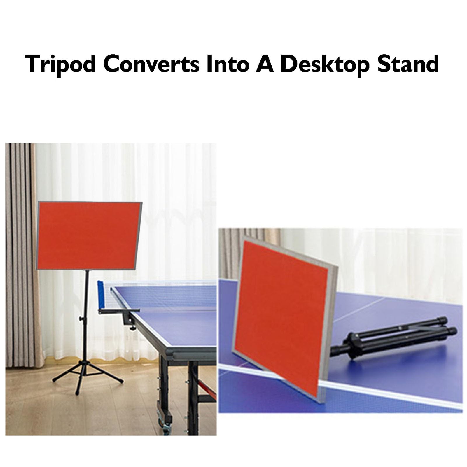 ラバーリバウンドボード、卓球トレーニングマシン、360°調整可能、本物